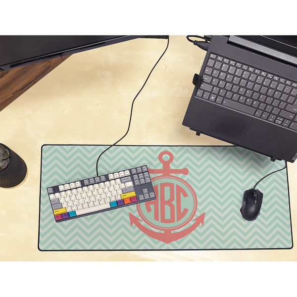 Chevron & Anchor Large Gaming Mats - LIFESTYLE
