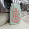Chevron & Anchor Large Laundry Bag - In Context