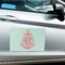 Chevron & Anchor Large Rectangle Car Magnets- In Context