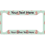 Chevron & Anchor License Plate Frame (Personalized)