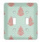 Chevron & Anchor Light Switch Cover (2 Toggle Plate)