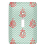 Chevron & Anchor Light Switch Cover (Personalized)