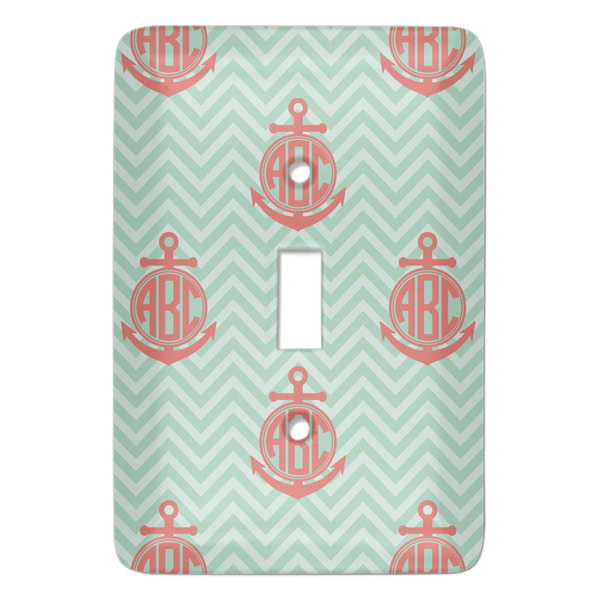 Custom Chevron & Anchor Light Switch Cover (Personalized)