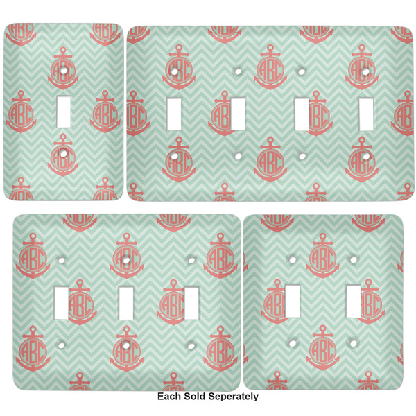 Chevron & Anchor Light Switch Covers all sizes