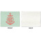 Chevron & Anchor Linen Placemat - APPROVAL Single (single sided)