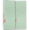 Chevron & Anchor Linen Placemat - Folded Half (double sided)