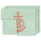 Chevron & Anchor Linen Placemat w/ Monogram