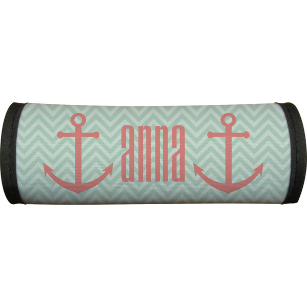 Chevron & Anchor Luggage Handle Wrap