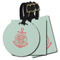 Chevron & Anchor Luggage Tags - 3 Shapes Availabel