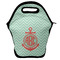 Chevron & Anchor Lunch Bag - Front