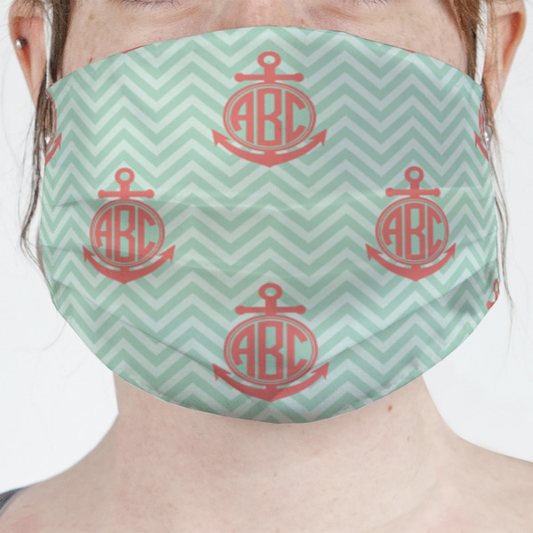 Custom Chevron & Anchor Face Mask Cover (Personalized)