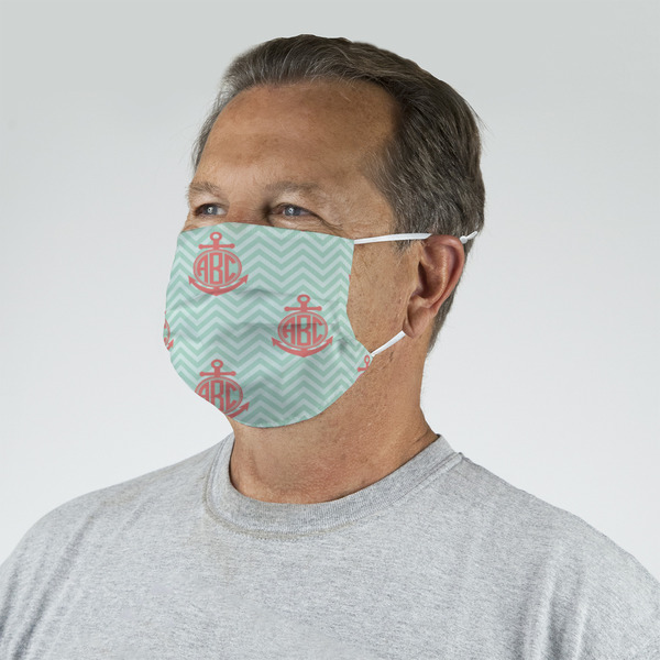 Chevron & Anchor Mask - Quarter View on Guy