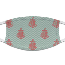 Chevron & Anchor Cloth Face Mask (T-Shirt Fabric) (Personalized)