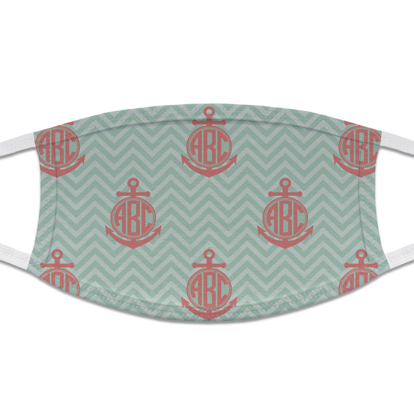 Custom Chevron & Anchor Cloth Face Mask (T-Shirt Fabric) (Personalized)