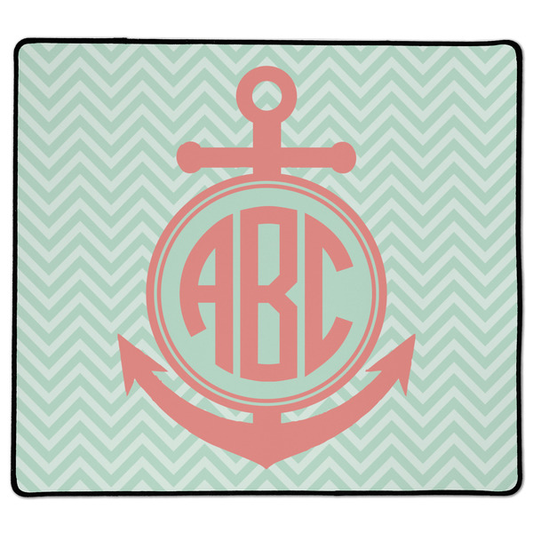 Custom Chevron & Anchor XL Gaming Mouse Pad - 18" x 16" (Personalized)