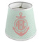 Chevron & Anchor Poly Film Empire Lampshade - Angle View