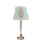 Chevron & Anchor Poly Film Empire Lampshade - On Stand