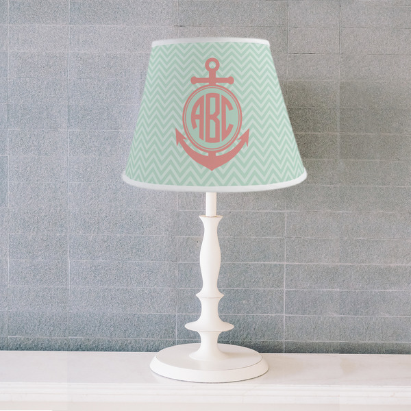Chevron & Anchor Poly Film Empire Lampshade - Lifestyle