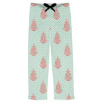 Chevron & Anchor Mens Pajama Pants - S (Personalized)