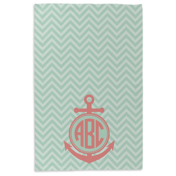Chevron & Anchor Microfiber Dish Towel - APPROVAL