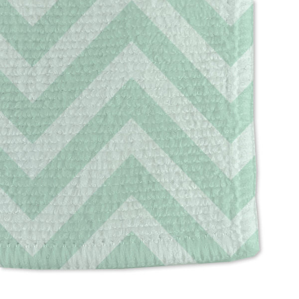 Chevron & Anchor Microfiber Dish Towel - DETAIL