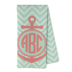 Chevron & Anchor Kitchen Towel - Microfiber (Personalized)