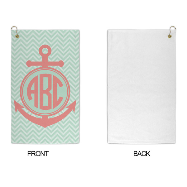 Chevron & Anchor Microfiber Golf Towels - APPROVAL