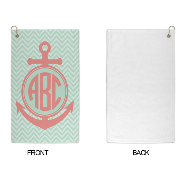 Chevron & Anchor Microfiber Golf Towels - APPROVAL