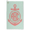 Chevron & Anchor Microfiber Golf Towel (Personalized)