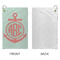 Chevron & Anchor Microfiber Golf Towels - Small - APPROVAL