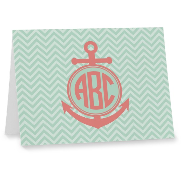 Custom Chevron & Anchor Note cards (Personalized)