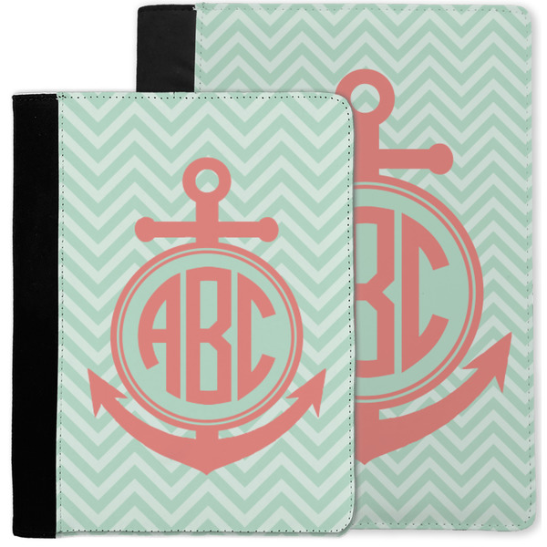 Chevron & Anchor Notebook Padfolio - MAIN