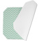 Chevron & Anchor Octagon Placemat - Single front (folded)