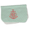 Chevron & Anchor Burp Cloth - Fleece w/ Monogram