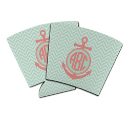Chevron & Anchor Party Cup Sleeve (Personalized)