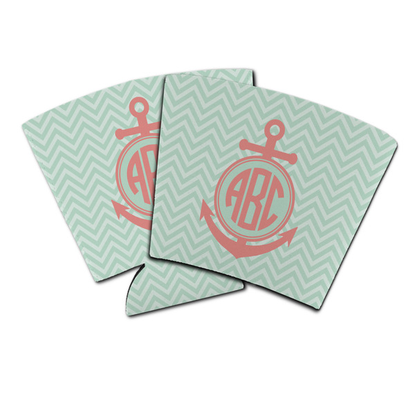 Custom Chevron & Anchor Party Cup Sleeve (Personalized)