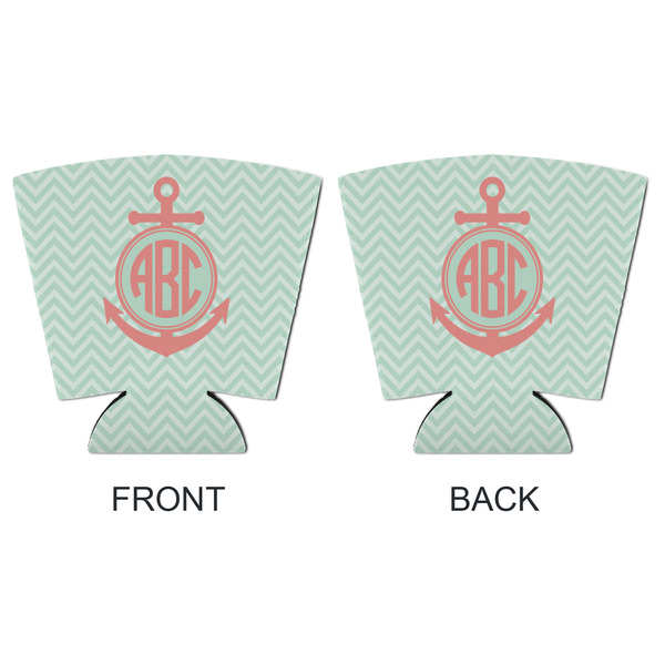 Chevron & Anchor Party Cup Sleeves - with bottom - APPROVAL