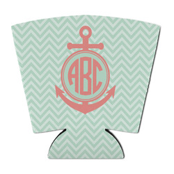 Chevron & Anchor Party Cup Sleeve - with Bottom (Personalized)