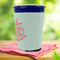 Chevron & Anchor Party Cup Sleeves - with bottom - Lifestyle