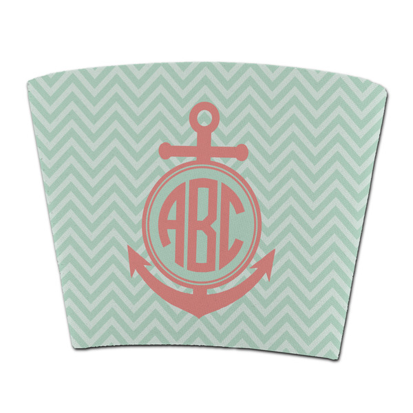 Custom Chevron & Anchor Party Cup Sleeve - without bottom (Personalized)
