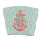 Chevron & Anchor Party Cup Sleeves - without bottom - FRONT (flat)