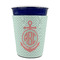 Chevron & Anchor Party Cup Sleeves - without bottom - FRONT (on cup)