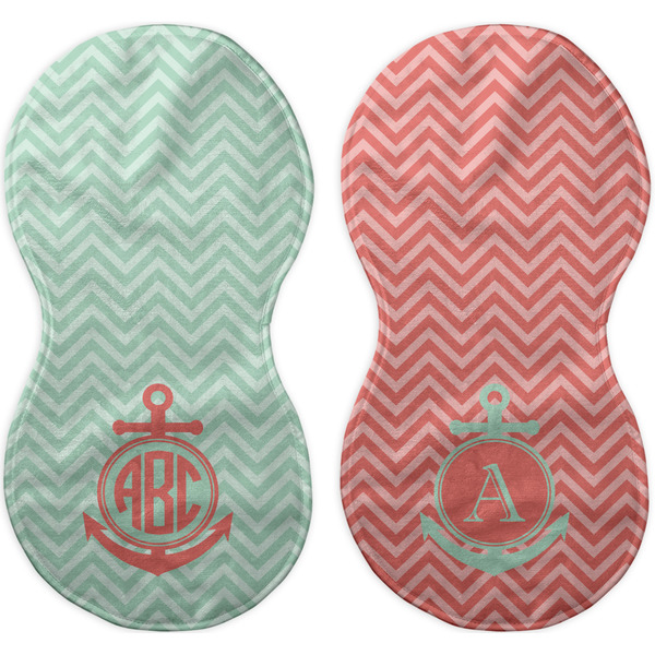 Chevron & Anchor Peanut Shaped Burps - Approval