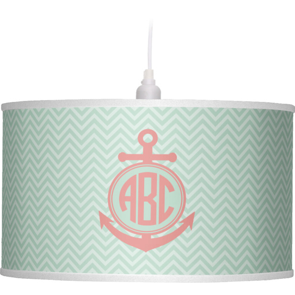 Chevron & Anchor Pendant Lamp Shade