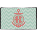 Chevron & Anchor Door Mat - 60"x36" (Personalized)