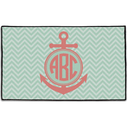 Chevron & Anchor Door Mat - 60"x36" (Personalized)