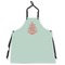 Chevron & Anchor Apron Without Pockets w/ Monogram