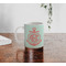 Chevron & Anchor Personalized Coffee Mug - Lifestyle