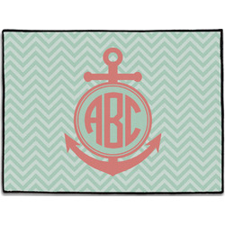 Chevron & Anchor Door Mat (Personalized)