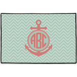 Chevron & Anchor Door Mat - 36"x24" (Personalized)